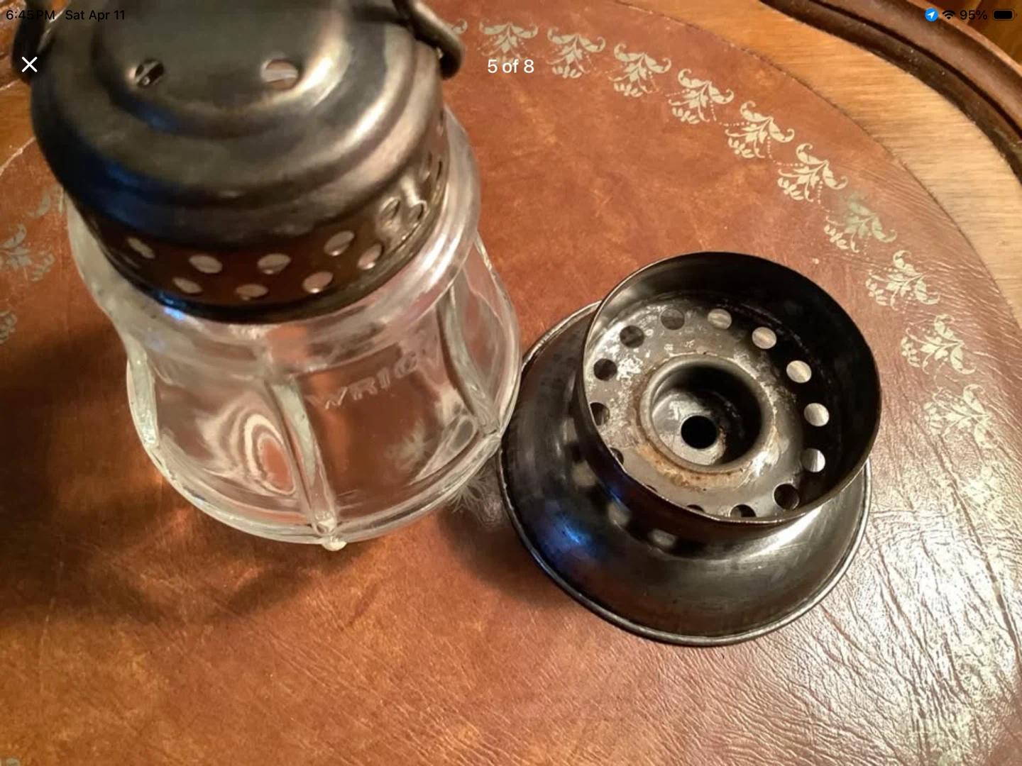 Antique 1875 Wrico Skater’s Lantern 🐞 - photo 4