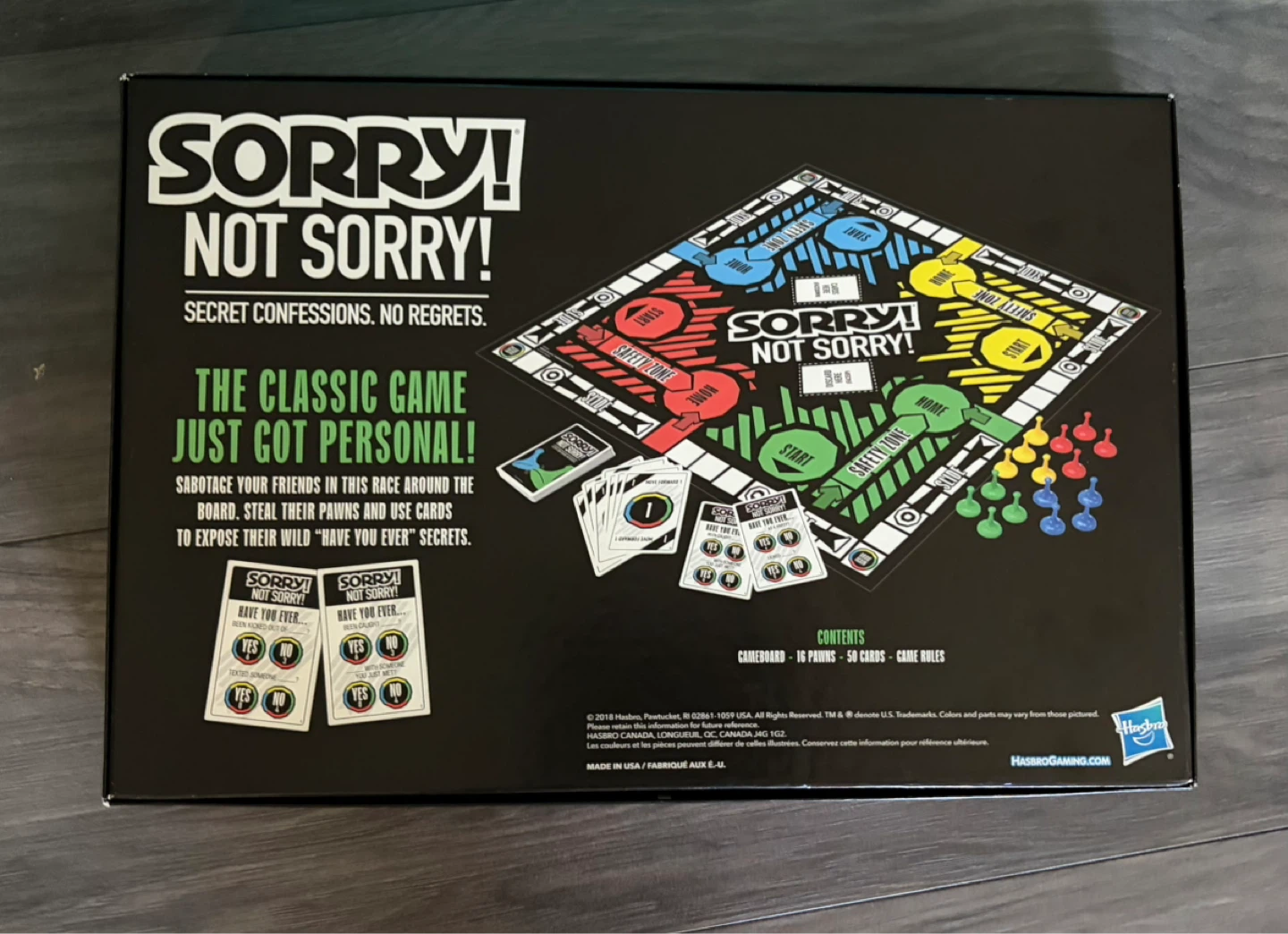 Sorry! Not Sorry! Board Game - photo 3