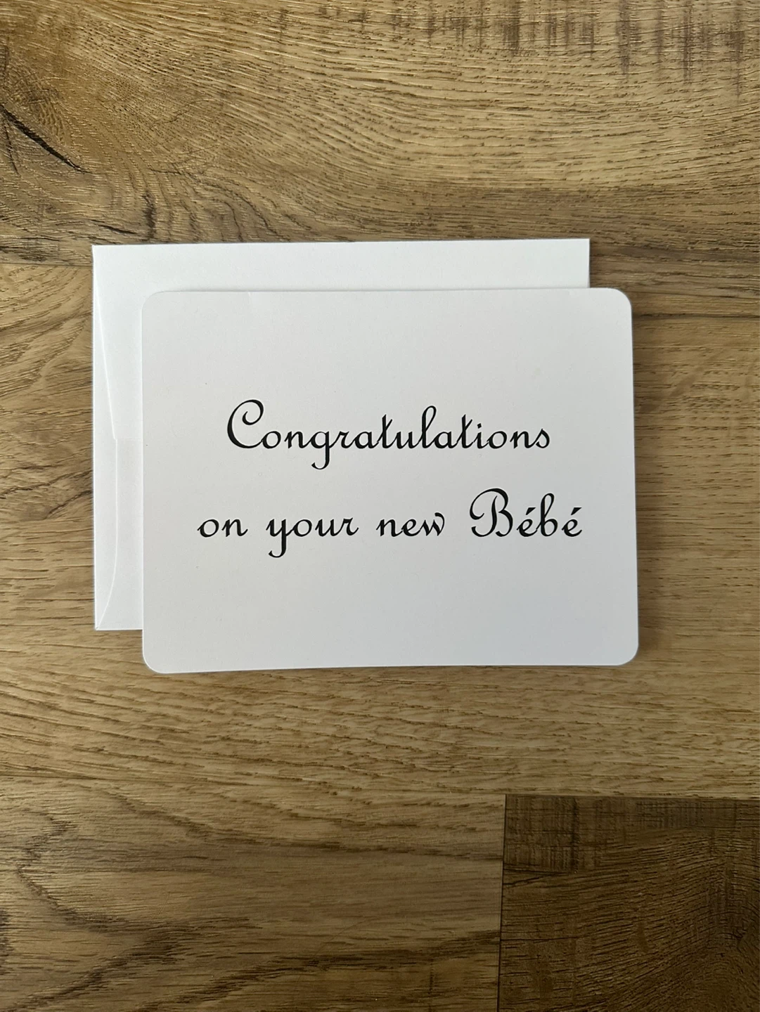 Handmade New Baby Card