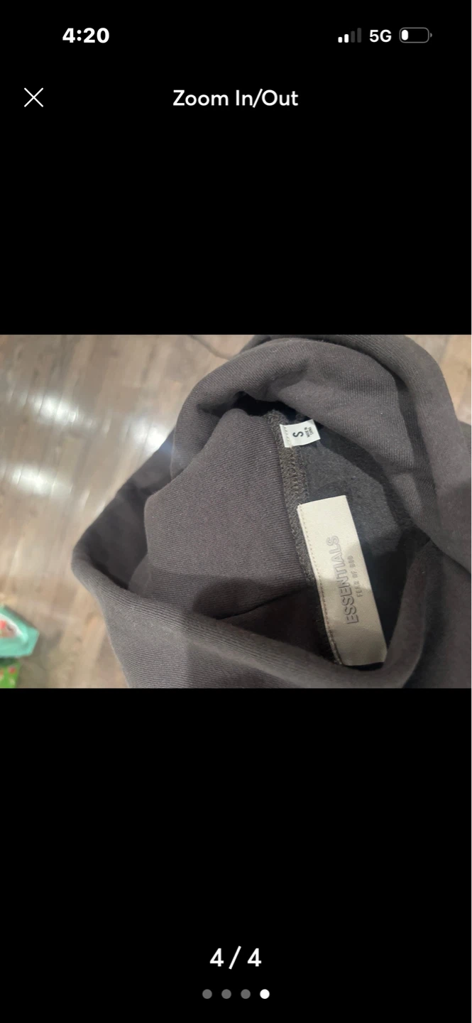 Fear of God Essentials 1977 Hoodie - Size S - photo 2
