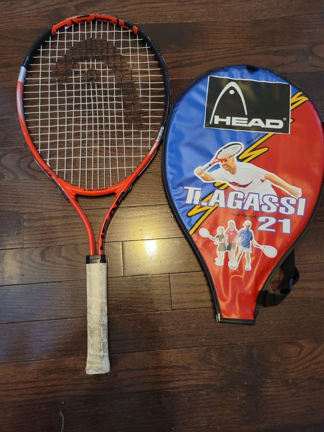 HEAD T. I. Lagassi 21 Junior Tennis Racquet with Cover