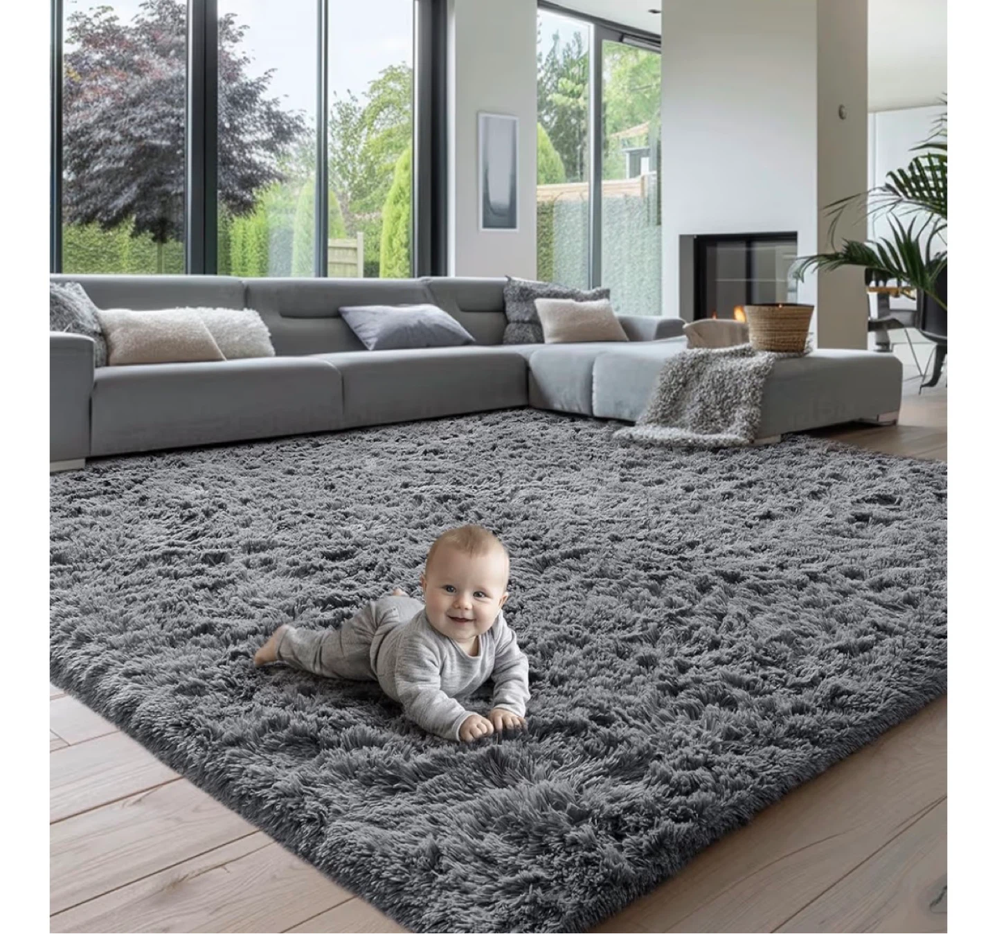 OPPODREAM Ultra Soft Fluffy Area Rug - photo 2