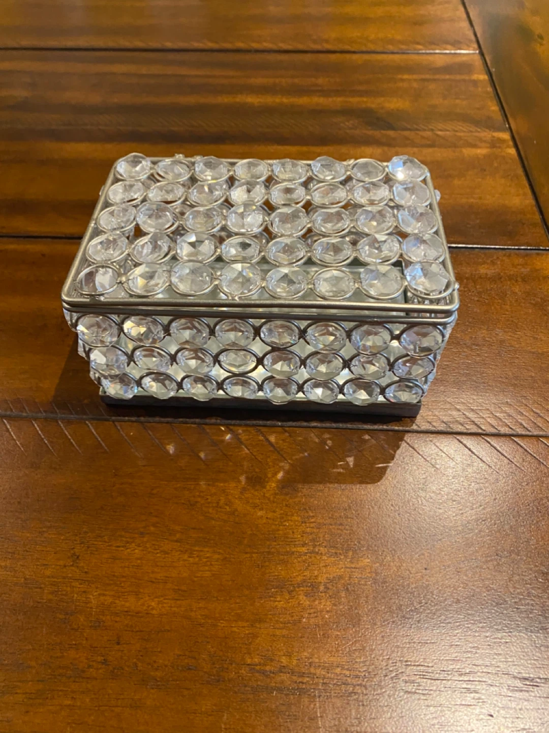 Ashuley Decorative Rhinestone Jewelry Box