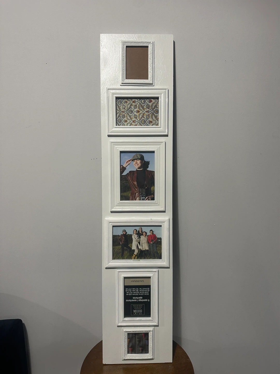 White Multi-Photo Frame Collage