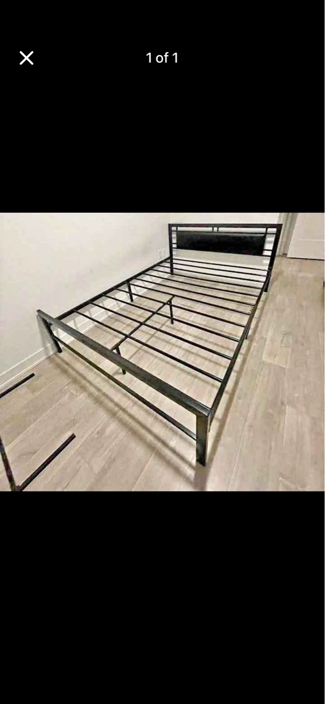 Black Metal Bed Frame