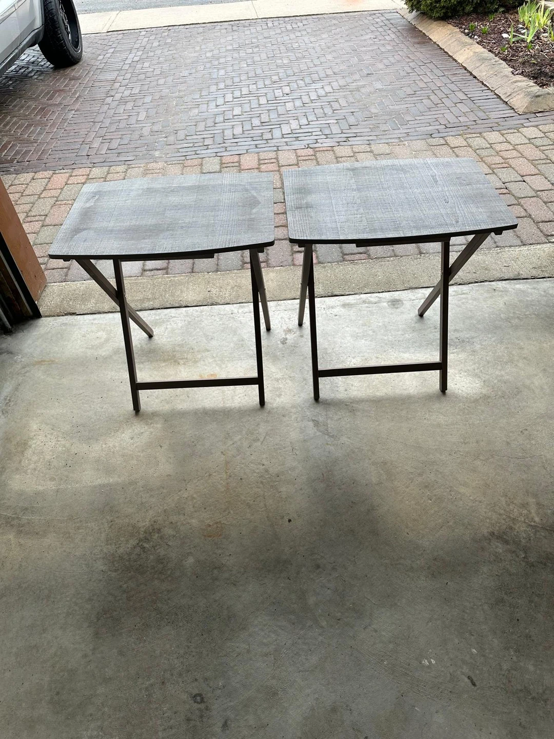 Set of 2 Folding TV Trays