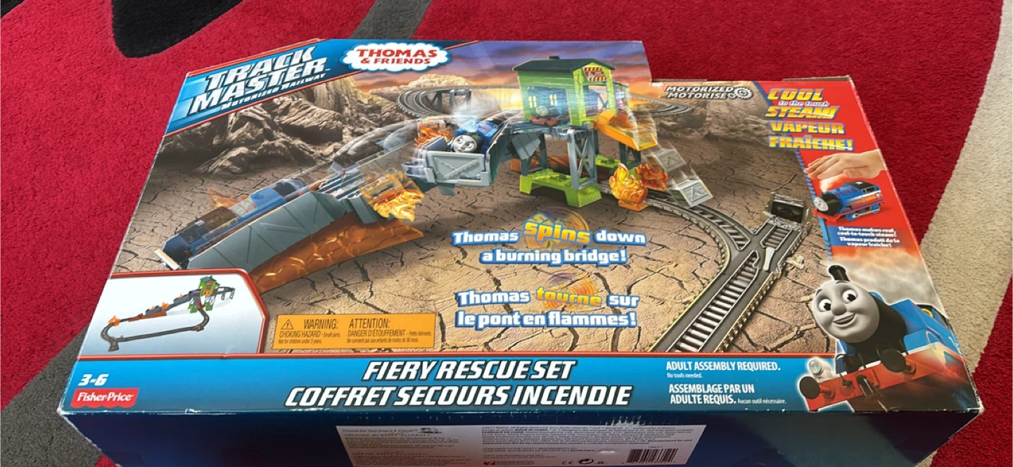 Thomas the Train Track Master Fiery Rescue Set