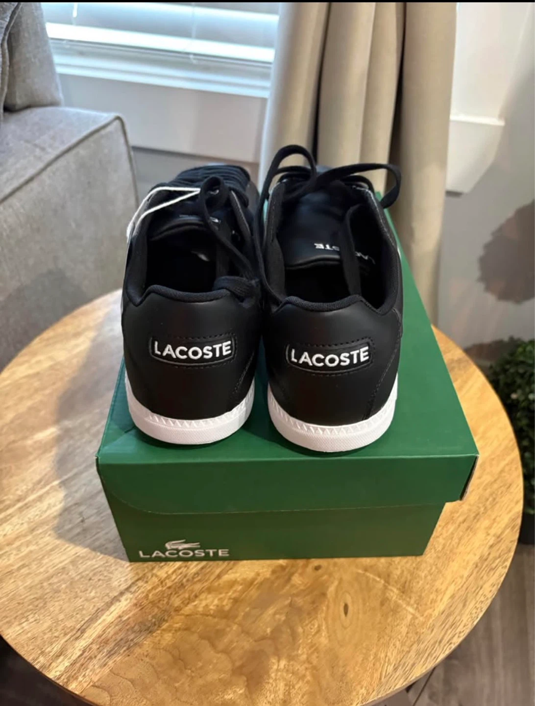 Lacoste Men's Black Sneakers - Size 10 - photo 4