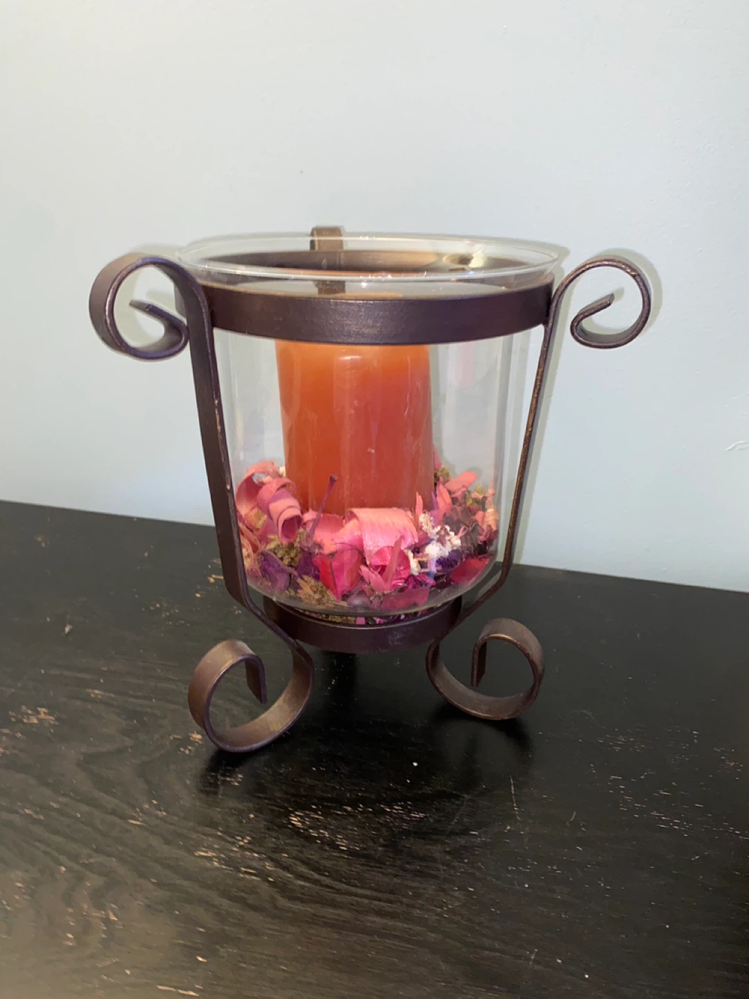 Decorative Candle Holder with Potpourri