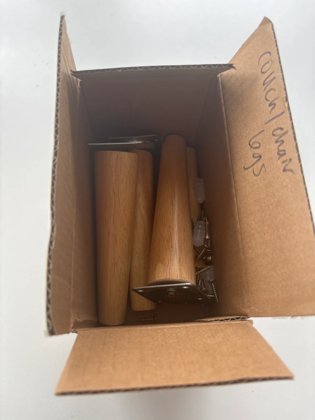 Set of 4 Wooden Couch/Chair Legs - photo 2