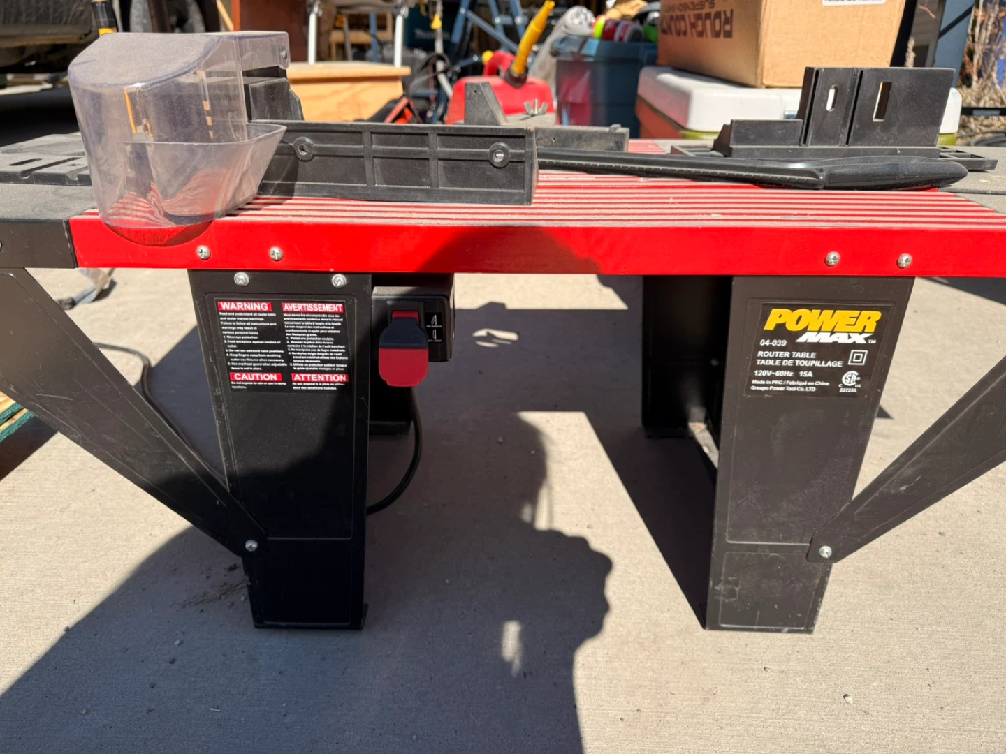 PowerMax Router Table 04-039 - photo 4
