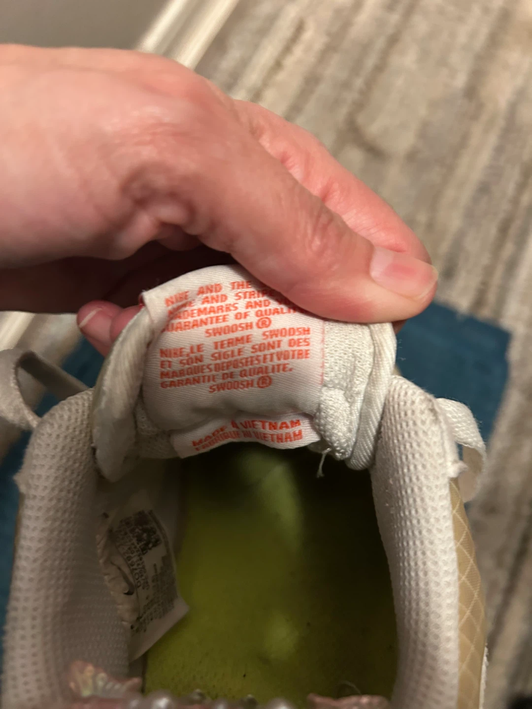 Nike Air Force 1 Low White Gum Smiley Face Sneakers - photo 2