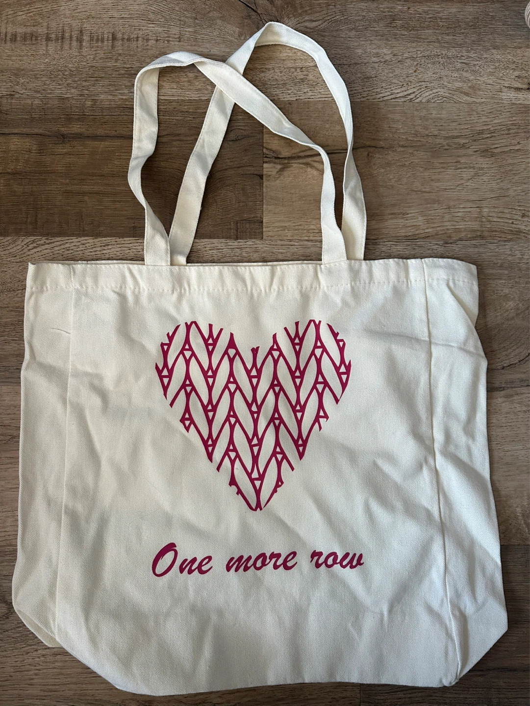 Canvas knitting themed Tote Bag