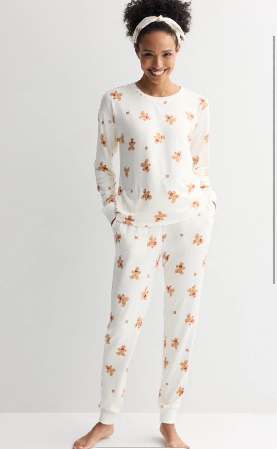 NEW Sonoma Gingerbread 3 piece Pajama Set 3XL