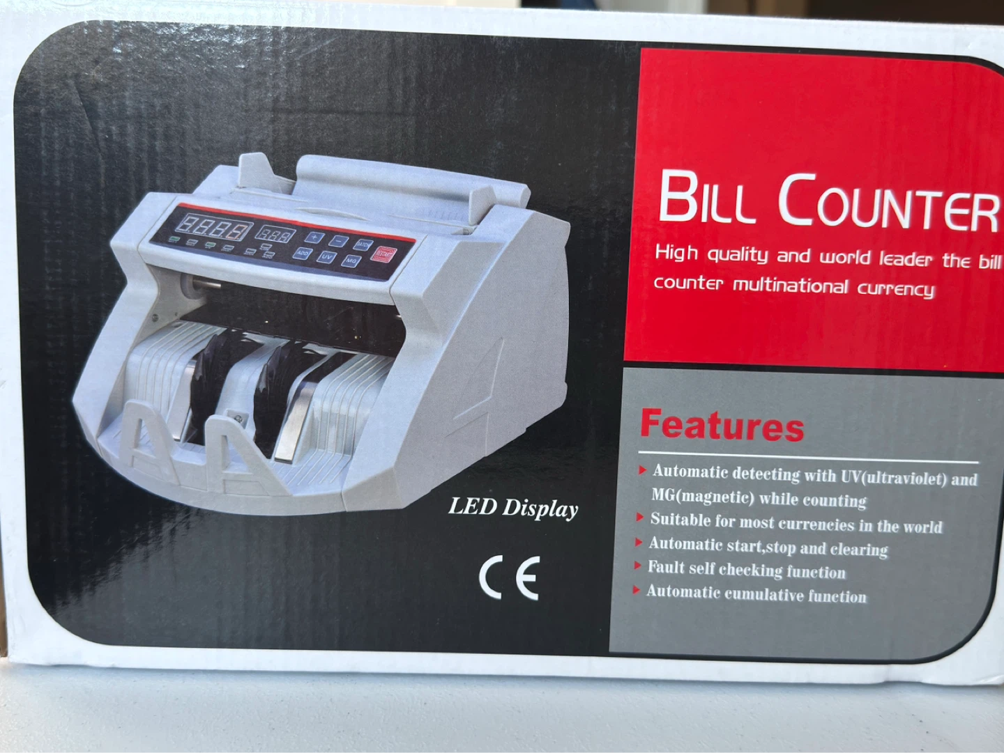 Bill Counter OR-210B UV