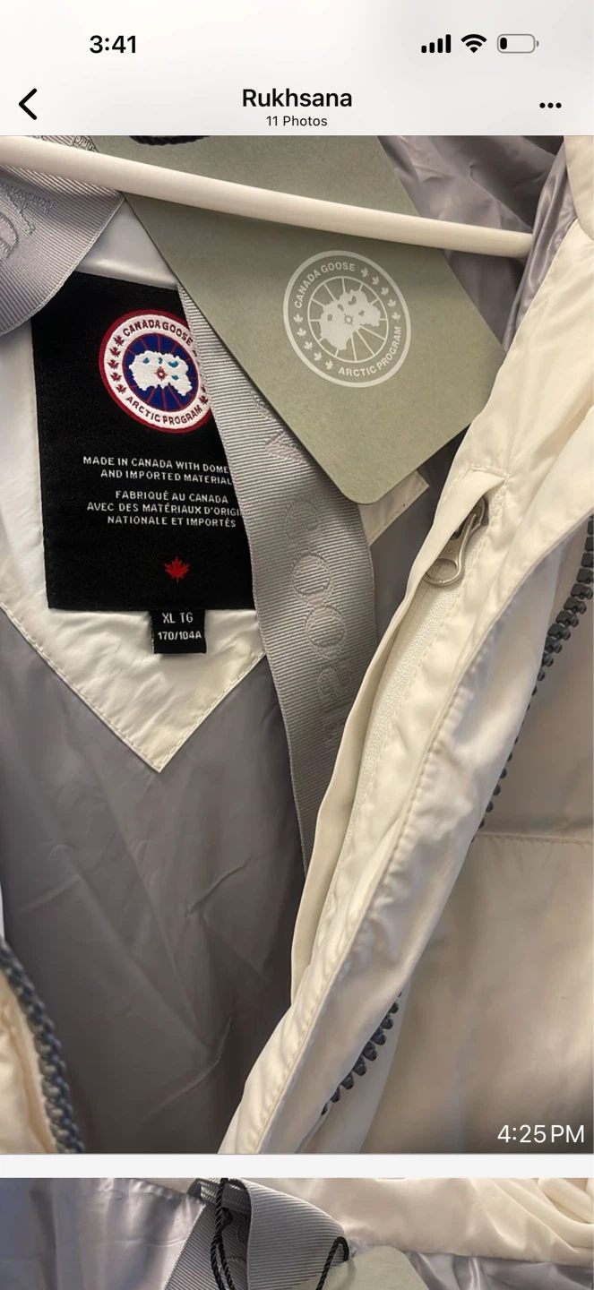Canada Goose Aurora Parka - North Star White - XL - photo 2