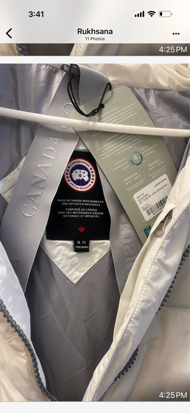 Canada Goose Aurora Parka - North Star White - XL