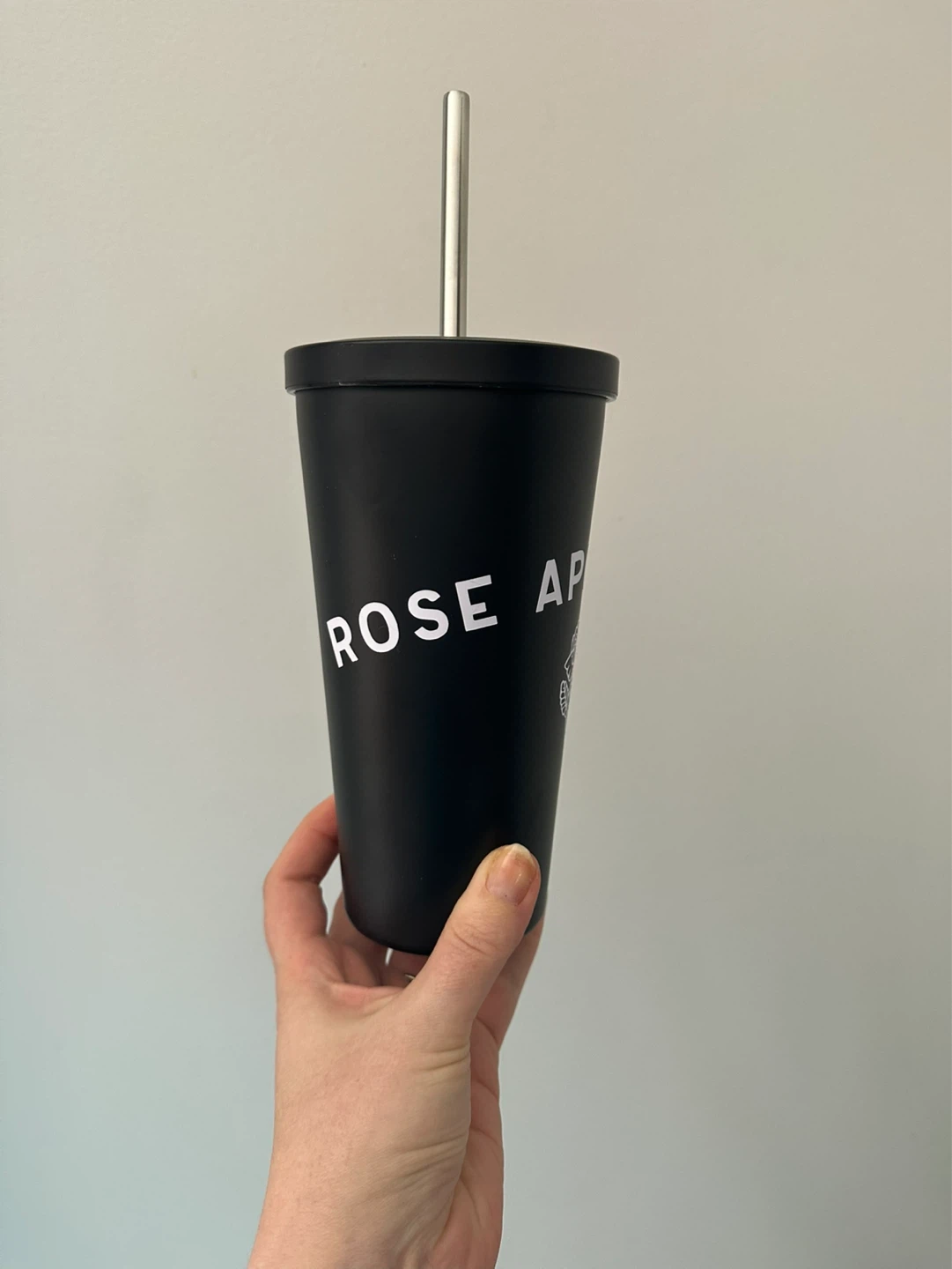 Rose Apothecary Tumbler with Straw