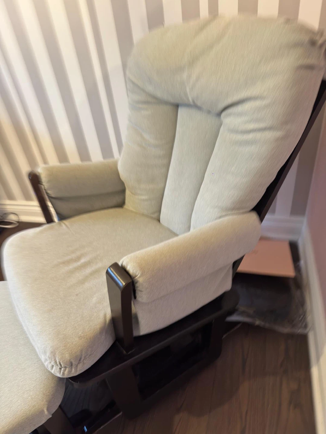 Glider Chair and Ottoman Set - photo 3