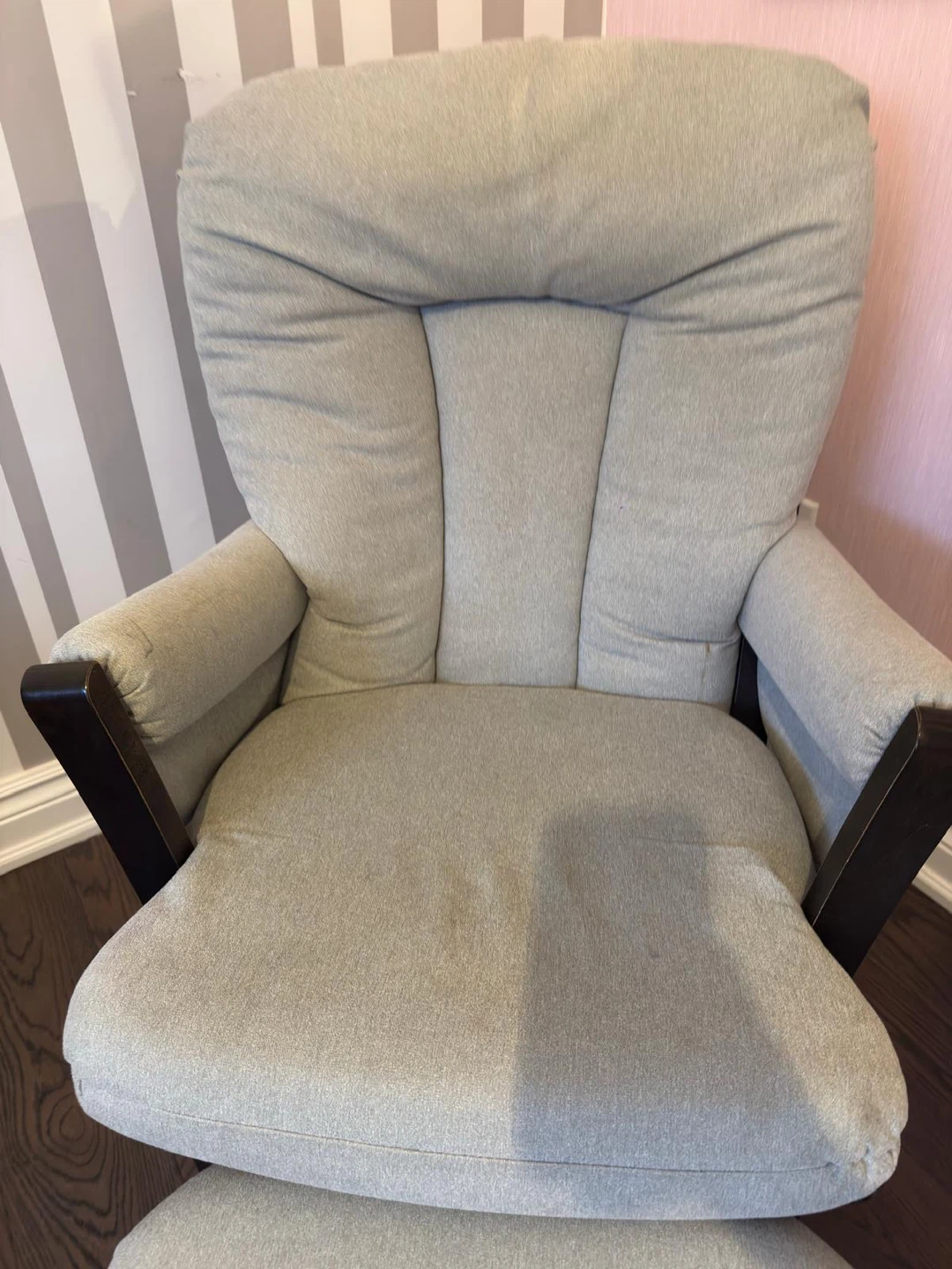 Glider Chair and Ottoman Set - photo 4