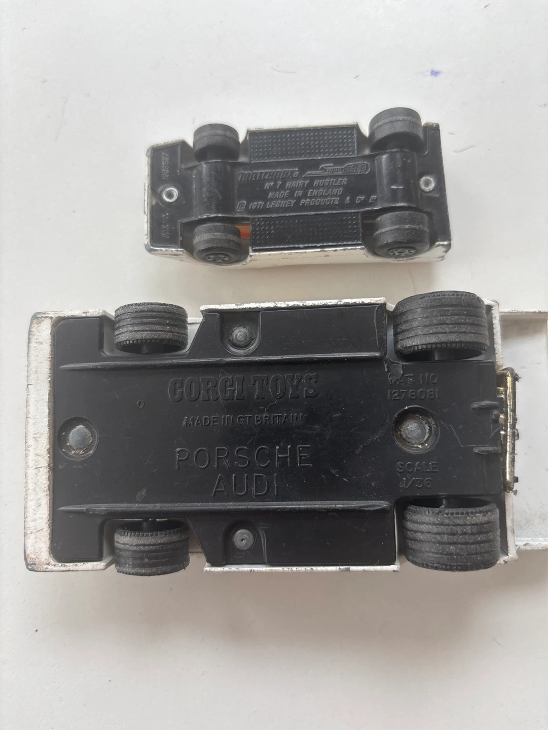 Corgi Toys Porsche Audi & Matchbox Harry Hustler Toy Cars - photo 2