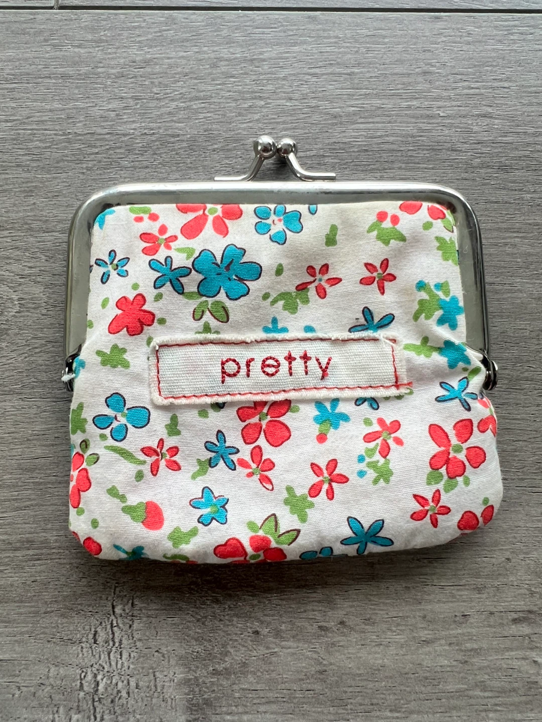 Small Floral Coin Purse Wallet