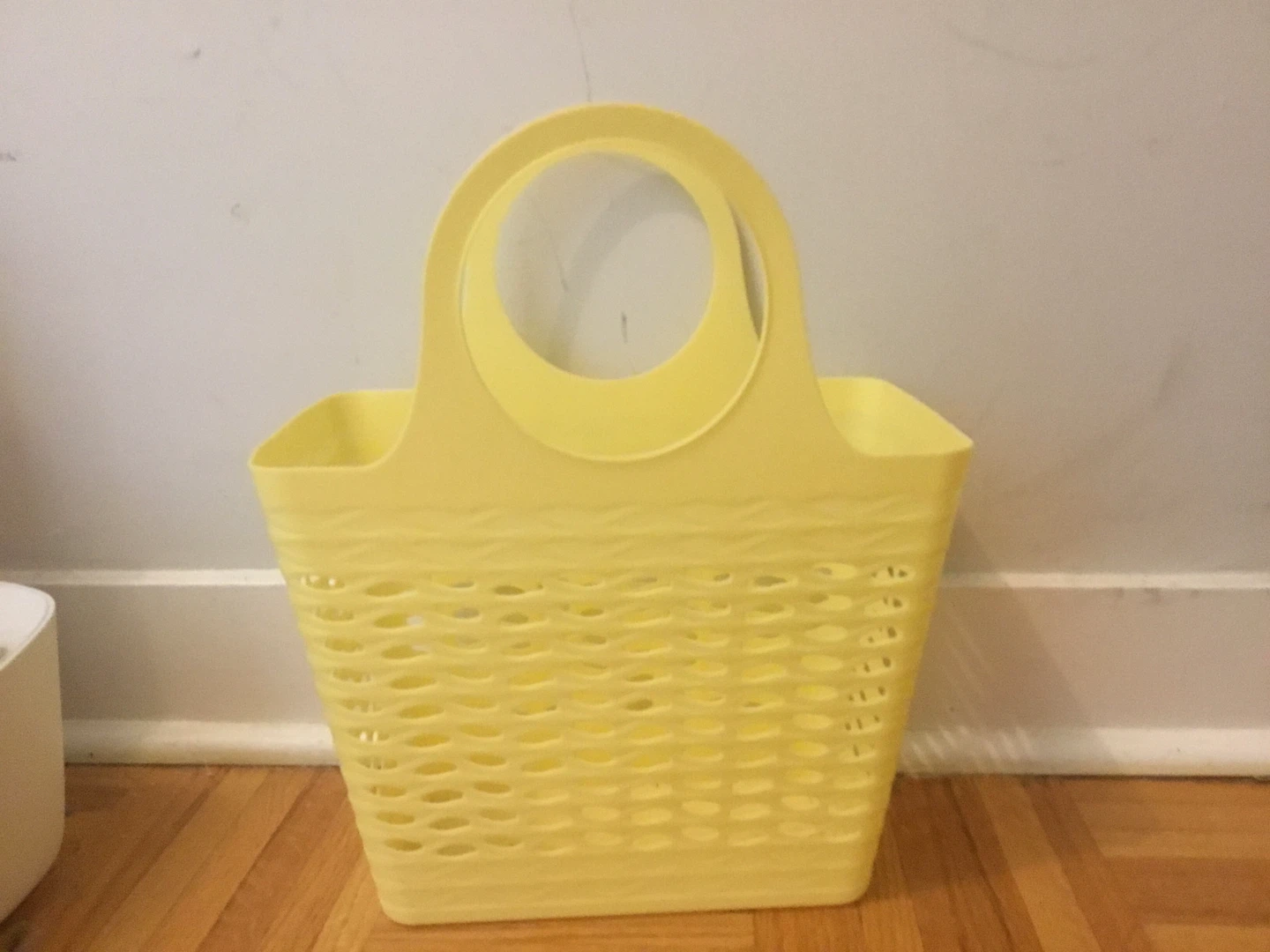 Yellow Plastic Basket