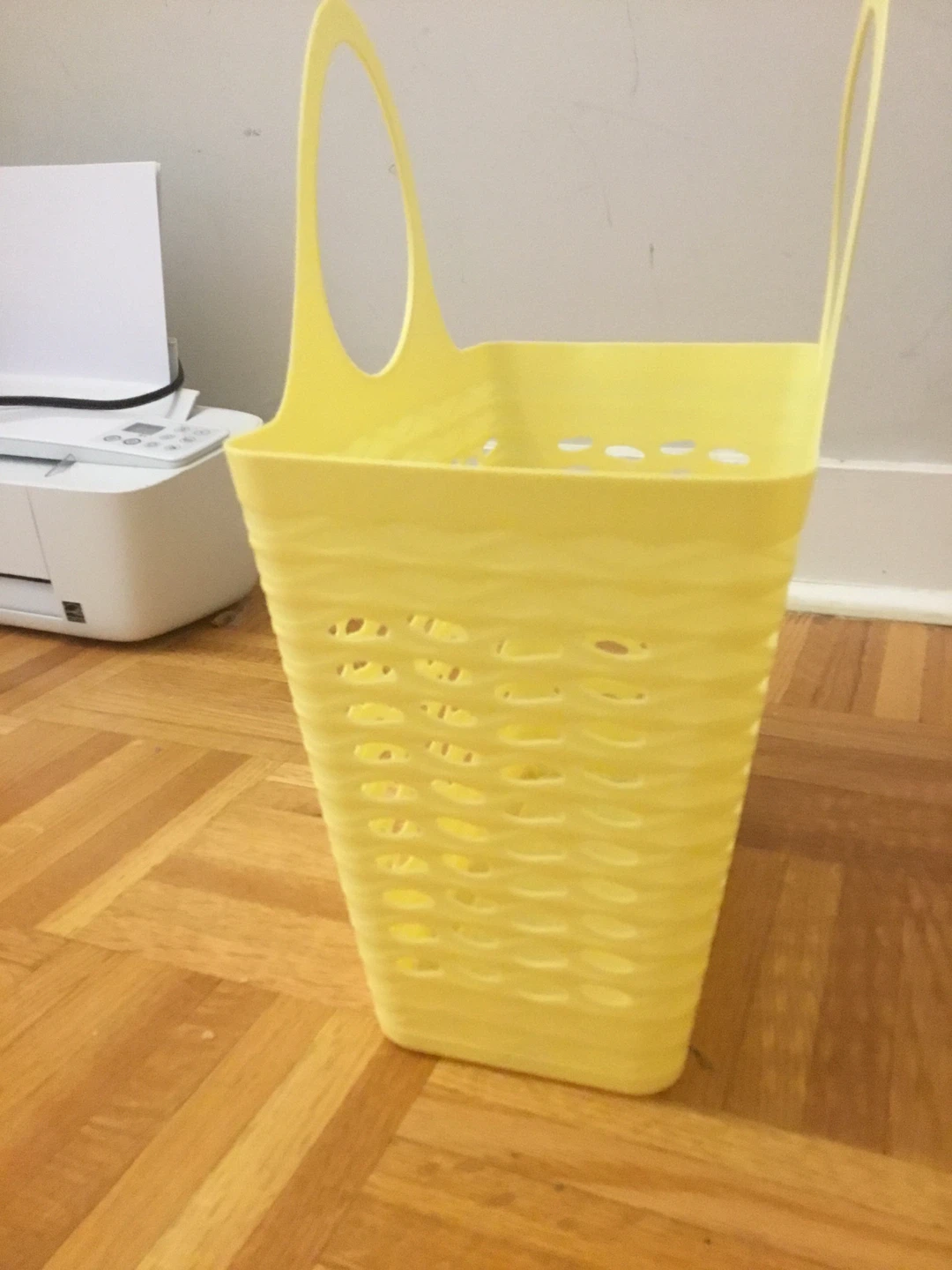 Yellow Plastic Basket - photo 2