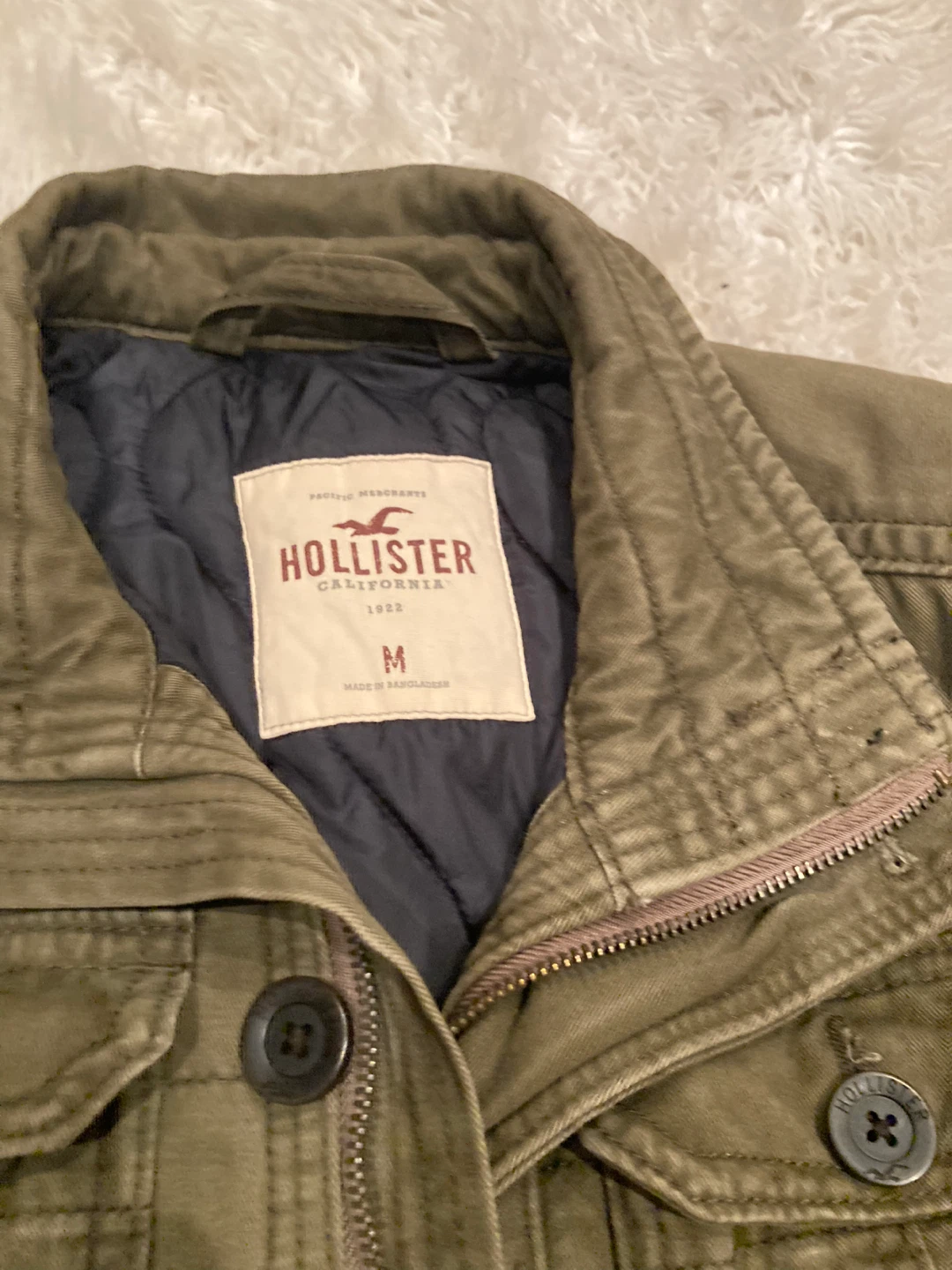 Hollister Olive Green Jacket Size M - photo 2