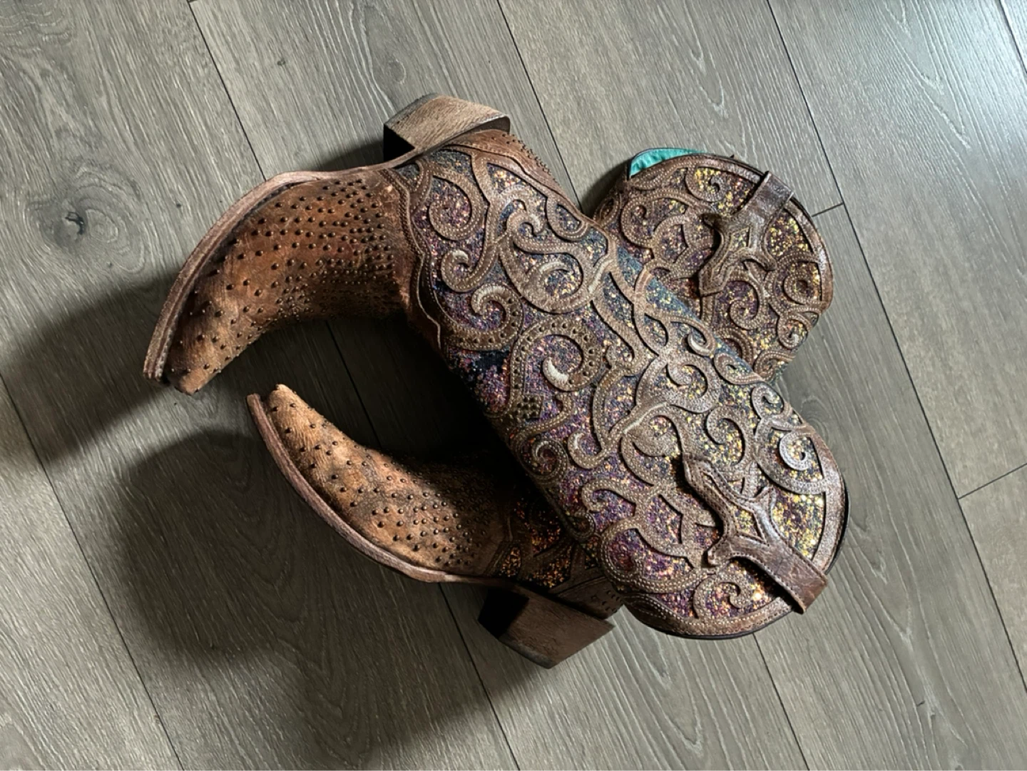Corral Glitter Cowgirl Boots