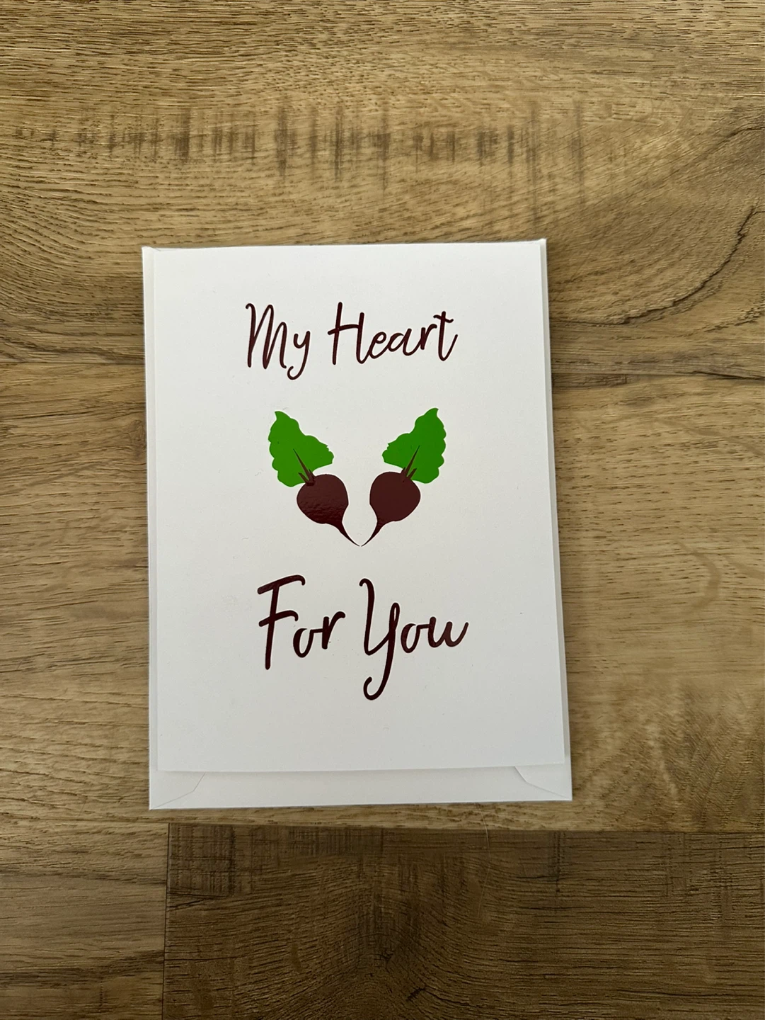 My Heart Beets For You Greeting Card