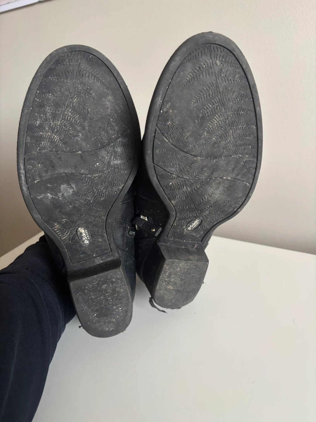 Black Ankle Boots with Buckle Detail - photo 5