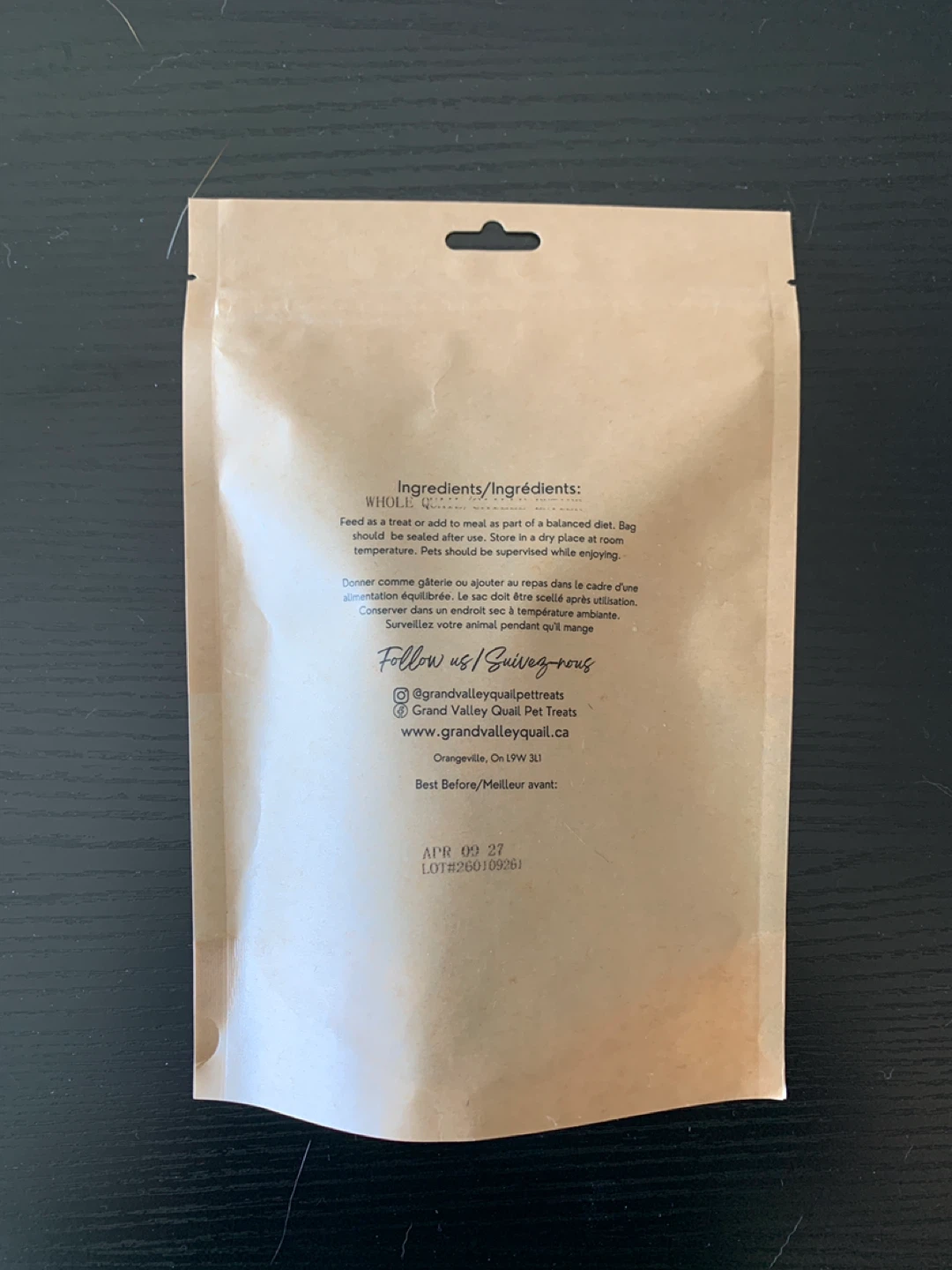 ‼️ MUST GO‼️Grand Valley Quail Pet Treats - Cat & Dog Treats - photo 2