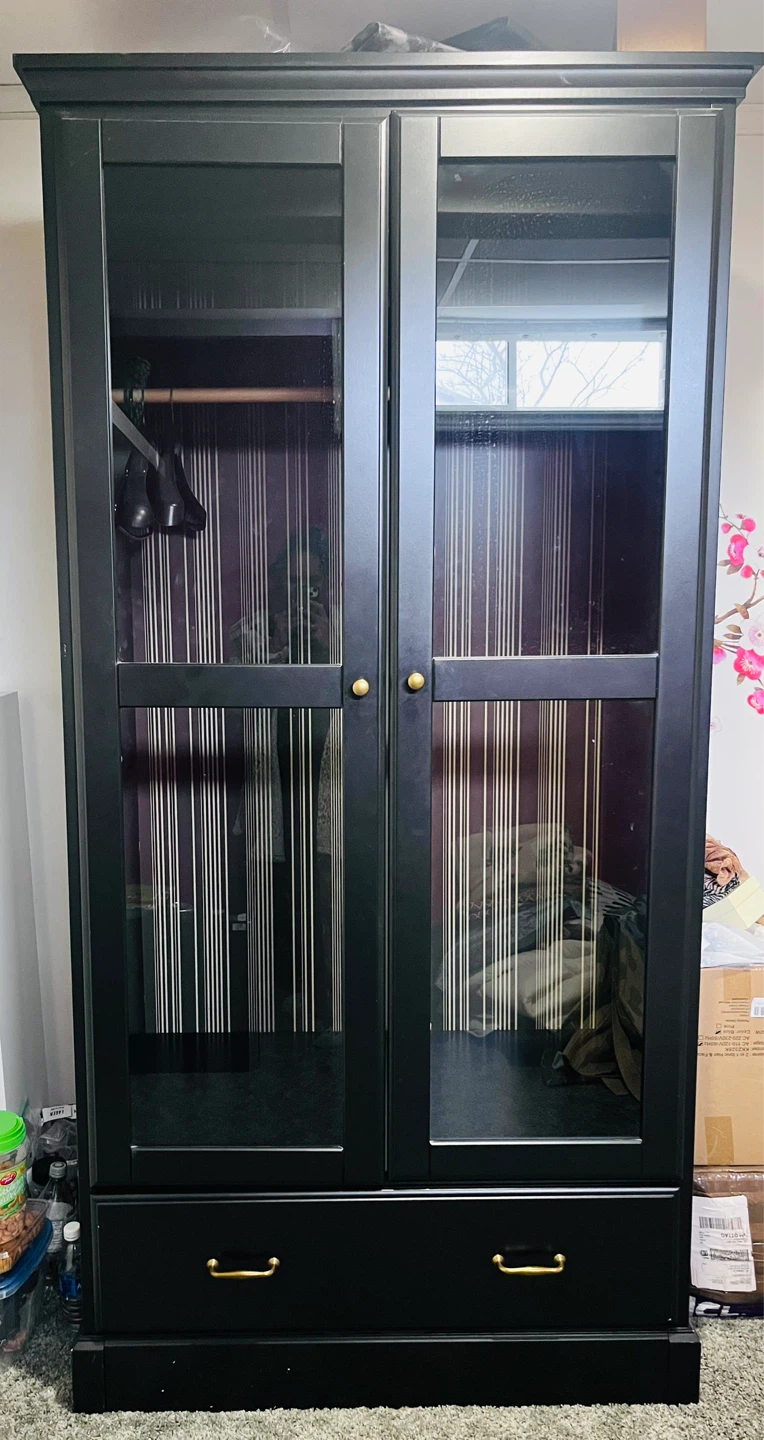 Armoire with Glass Doors