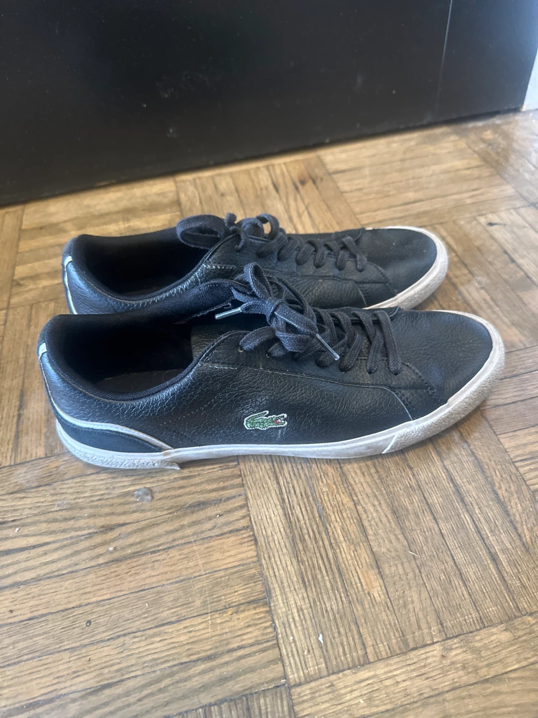 Lacoste Lerond 120 Mens Shoes Black Size 11