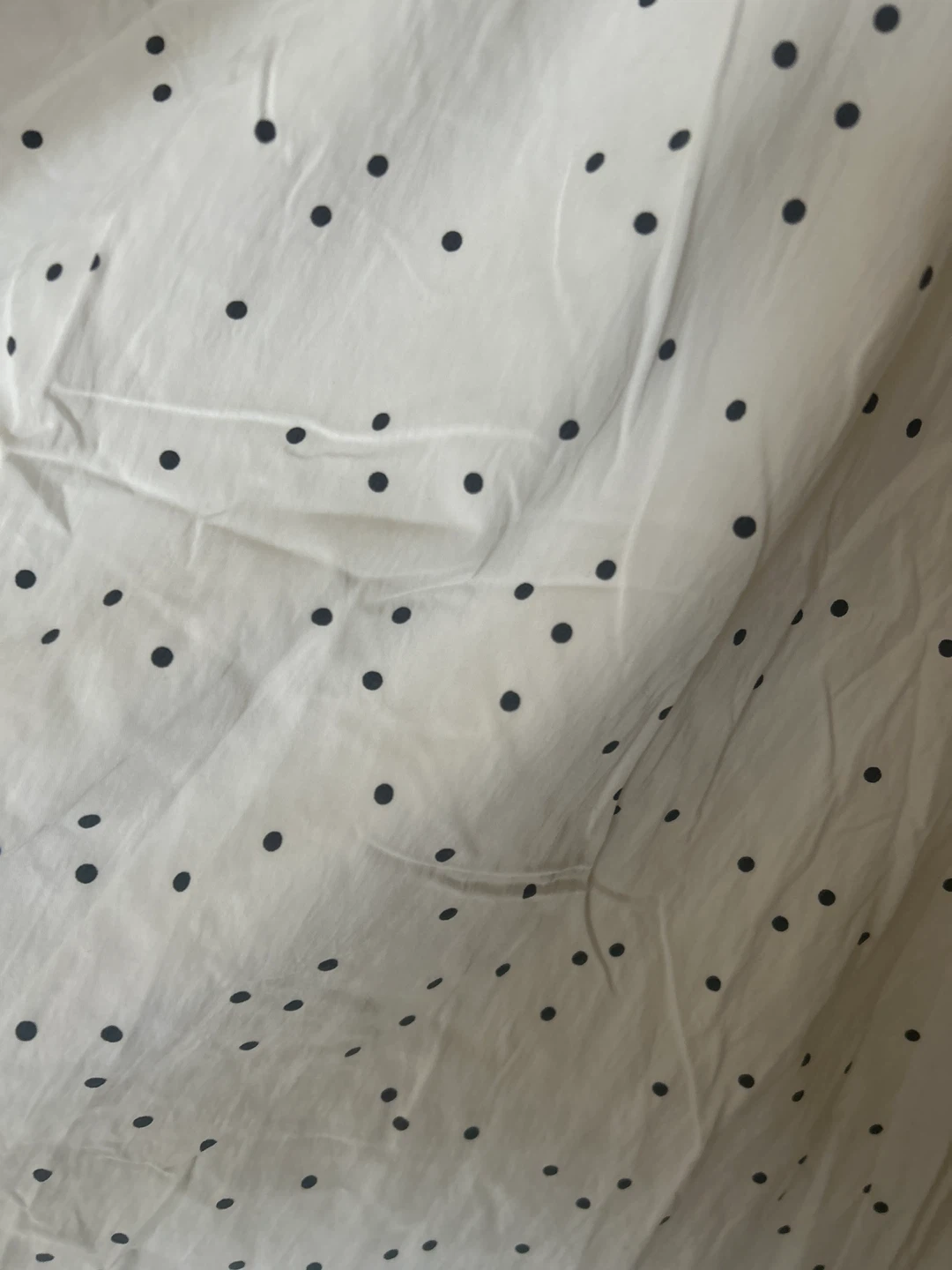 White Polka Dot Midi Skirt size S - photo 2