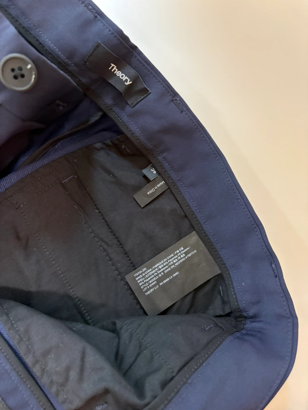 Theory Men's Zaine Neoteric Pants (Navy 29) - photo 4