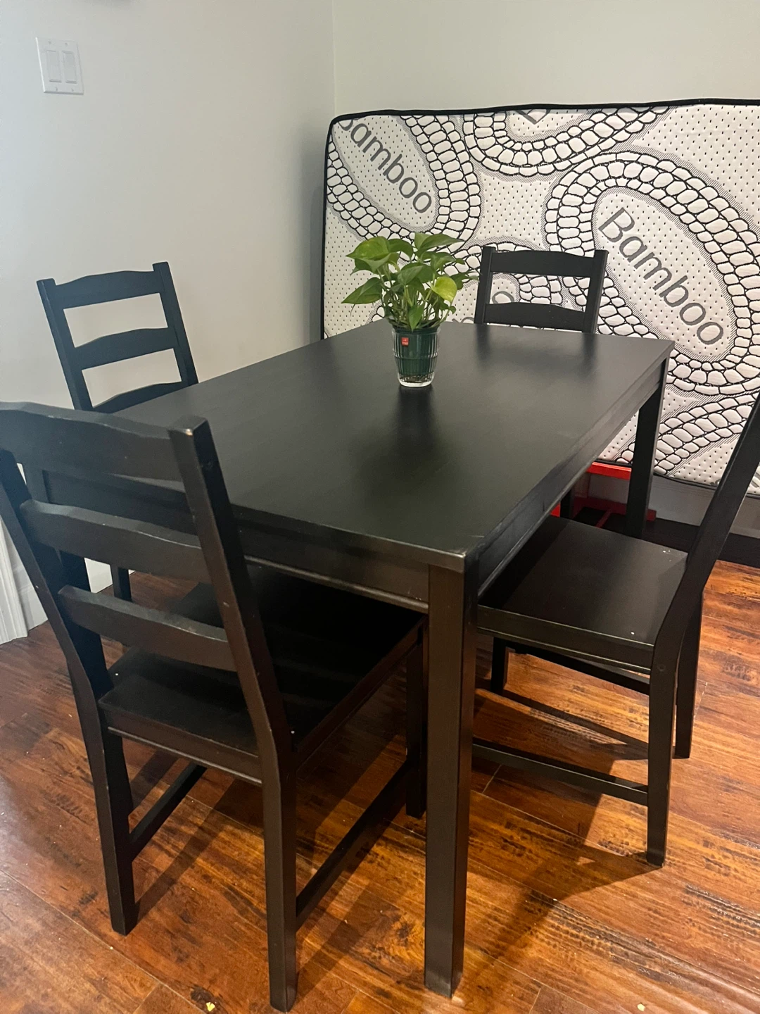 MOVING SALE ‼️ Black Dining Table with 4 Chairs