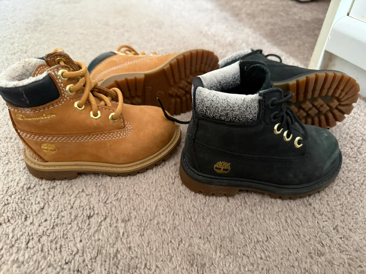 Timberland Toddler Boots - Tan and Black
