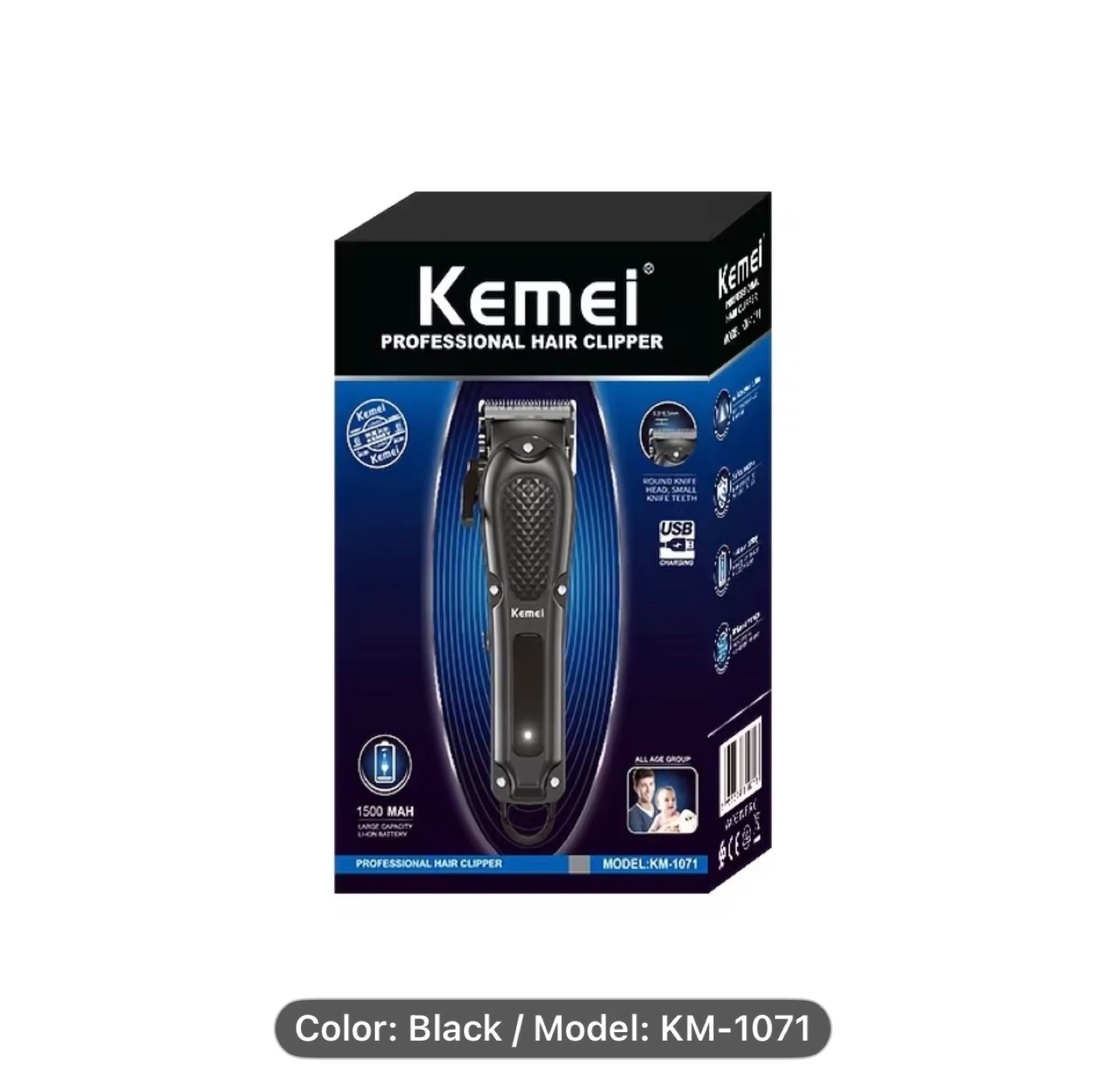 KEMEI KM-1071 Hair Clipper Suitable for Salons Or Home Use - photo 4