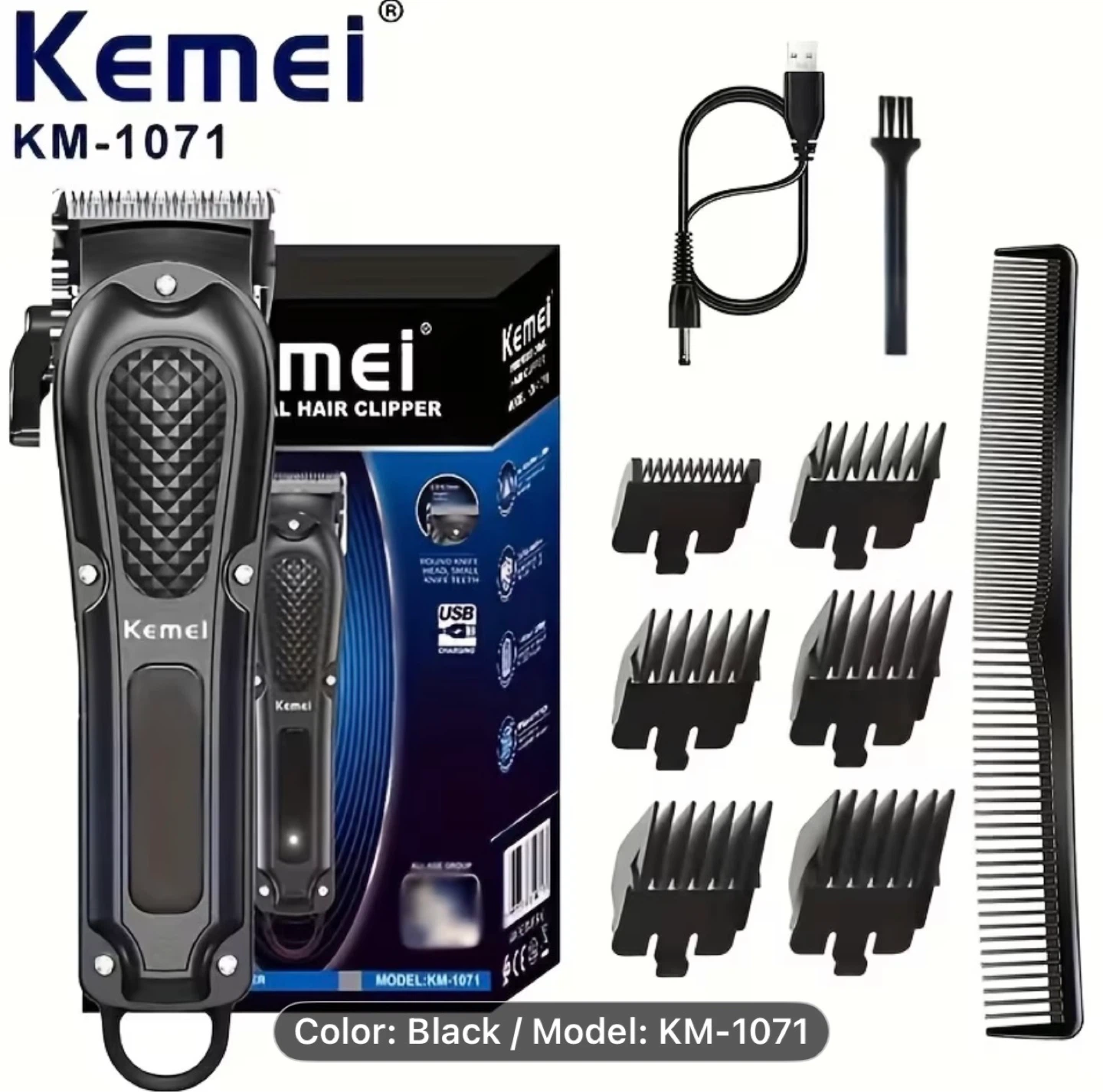 KEMEI KM-1071 Hair Clipper Suitable for Salons Or Home Use