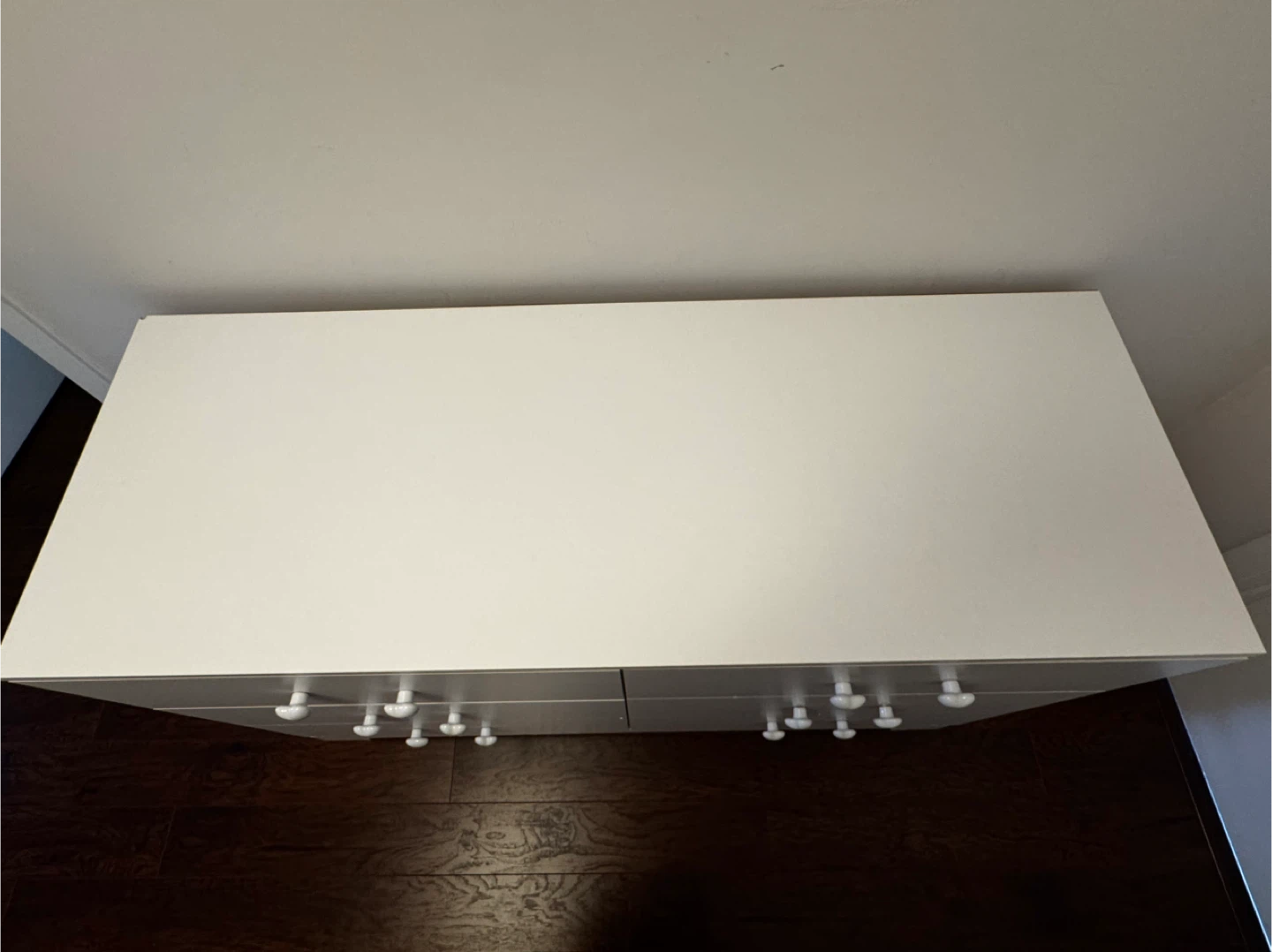 White Dresser with Heart Knobs - photo 3