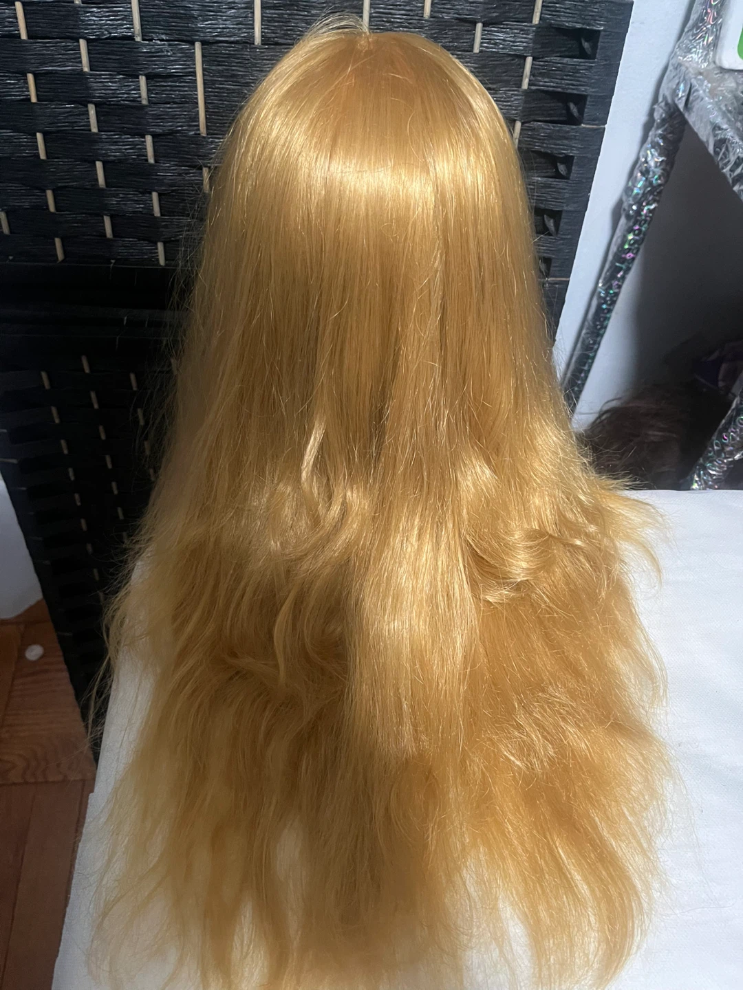 Mannequin Head with Blonde Hair for Styling Practice - photo 2