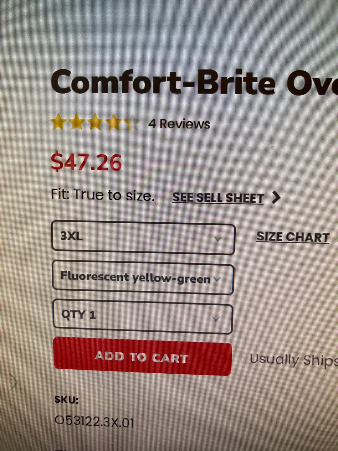 Tingley 3XL comfort brite overalls - photo 4