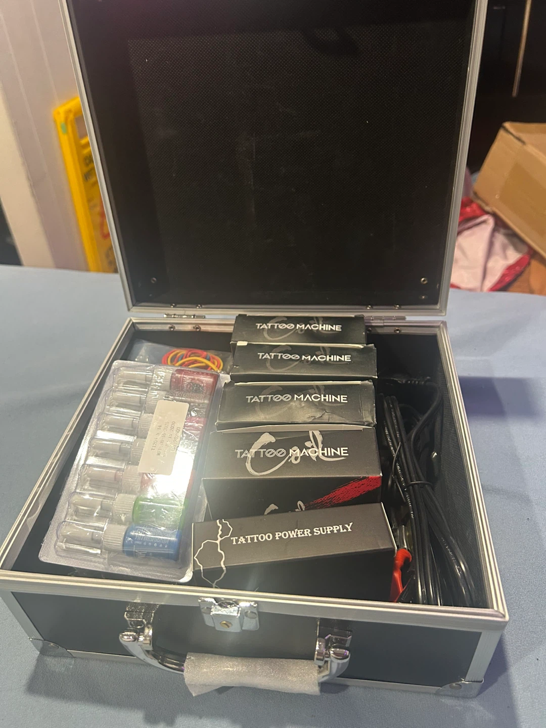 Complete Tattoo Kit with 4 Machines and Ink Set - photo 2