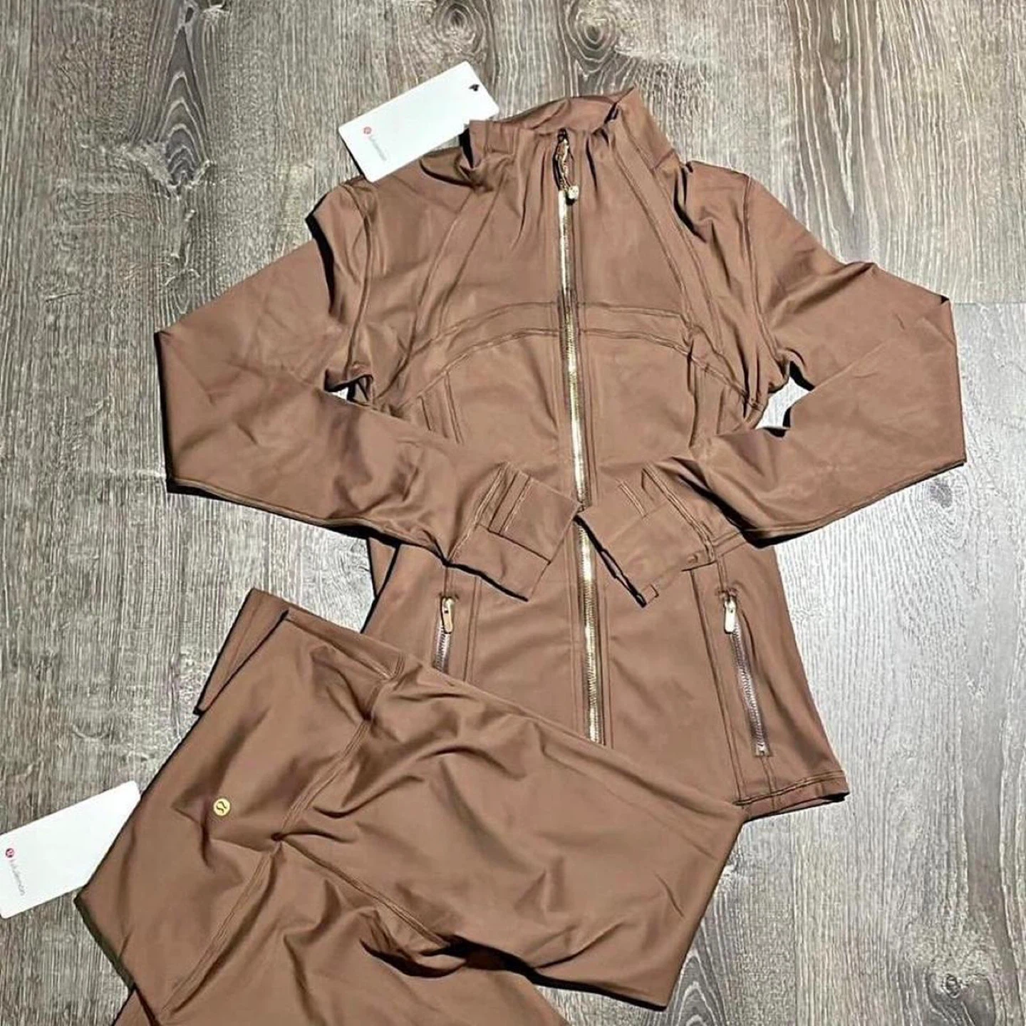 Lululemon Define Jacket Set- Brown