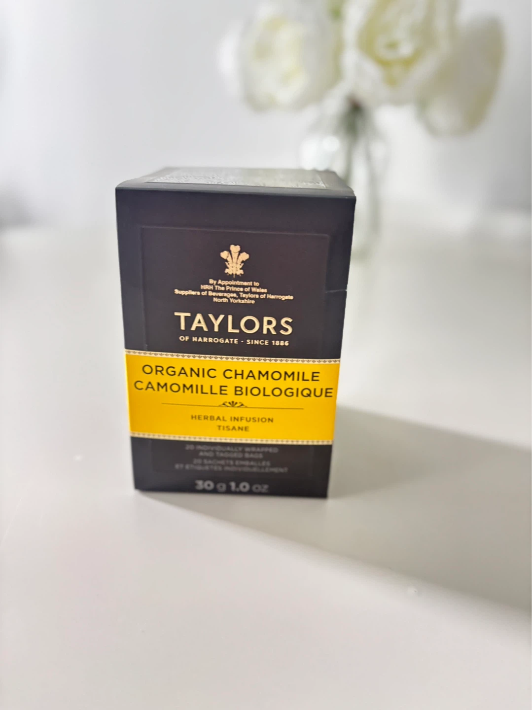 Taylors Organic Chamomile Herbal Infusion Tea (20 Sachets)