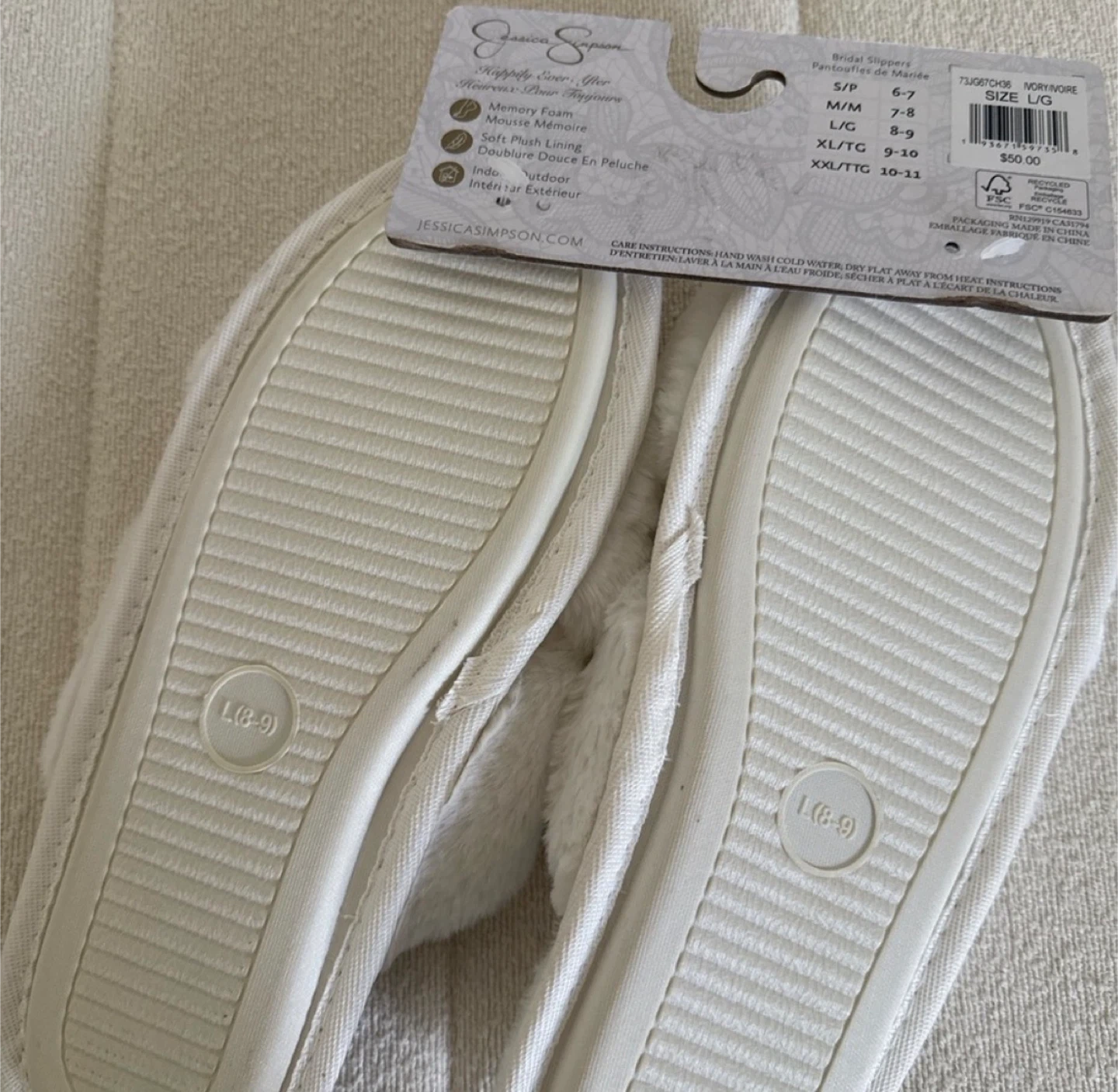 Jessica Simpson Bridal Slippers - photo 3