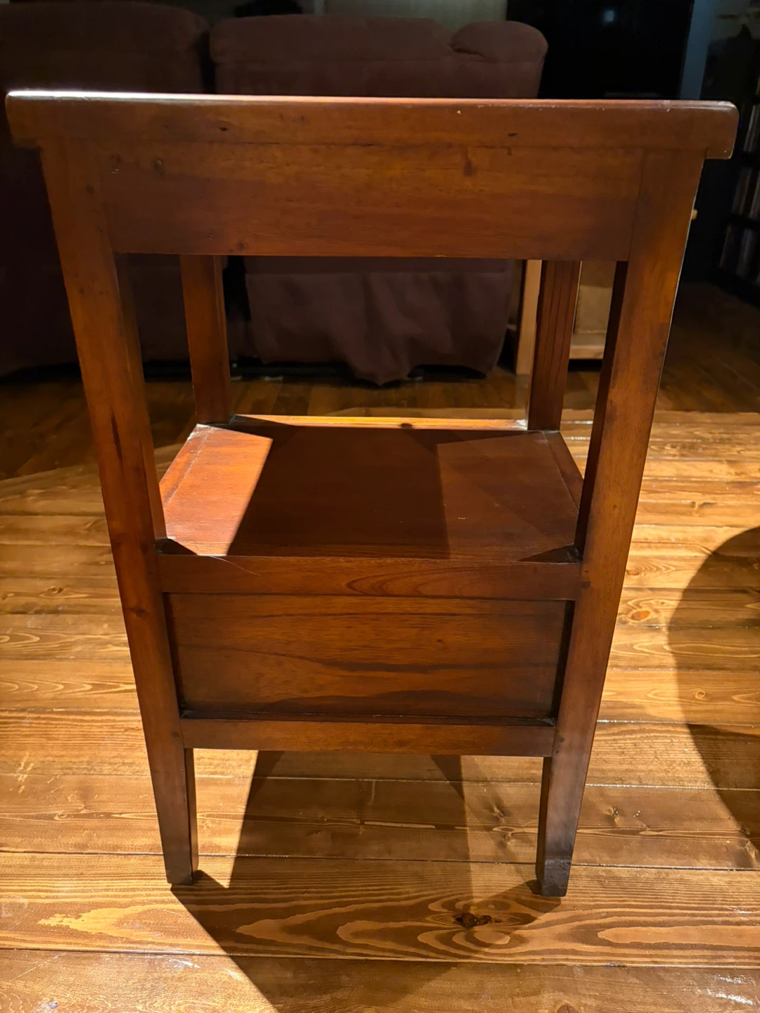 Wooden Side Table with Drawers - photo 4