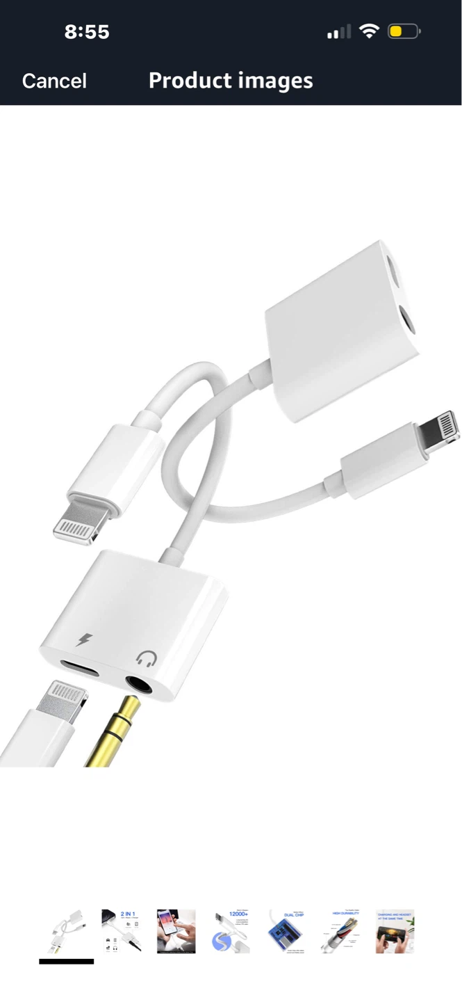 2-in-1 Lightning Audio and Charge Adapter